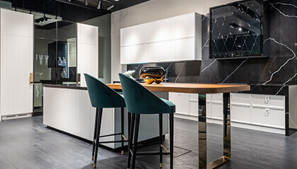 L-Shaped Kitchen Interior